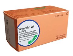 Ветмедін S 1,25 мг кардіо таблетки з м'ясним смаком, 10 шт., Берінгер Інгельхайм