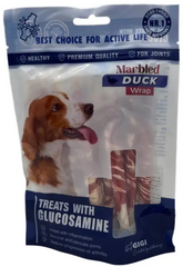 Смаколики для собак – Marbled Duck Wrap Палички загорнуті м’ясом з мармурової качки GiGi з глюкозаміном, 85 гр.