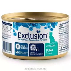 Exclusion Sterilized Tuna консерви для стерилізованих котів з тунцем 85 г