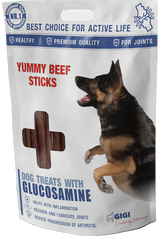 Функціональні смаколики для собак – Yummy Beef Sticks для суглобів, 340 гр.