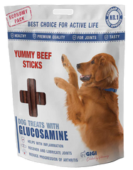 Функціональні смаколики для собак – Yummy Beef Sticks для суглобів, 85 гр.