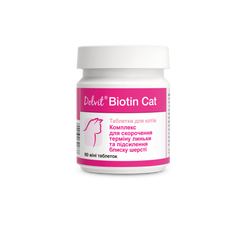 Dolfos (Долфос) Biotyna Cat - Долвіт Біотин Кет вітаміни з біотином для котів 90 табл