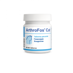 Dolfos (Долфос) ArthroFos Cat - АртроФос Кет комплекс з глюкозаміном і хондроїтином для котів 90 табл
