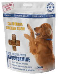 Функціональні смаколики для собак – California Chicken Sushi для суглобів, 340 гр.