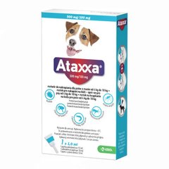 KRKA Ataxxa (Атакса) Spot On краплі від бліх та кліщів для собак 4-10 кг