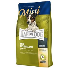 Сухий корм для собак дрібних порід з чутливим травленням Happy Dog (Хеппі Дог) Mini Neuseeland - з ягням та рисом, 4 кг