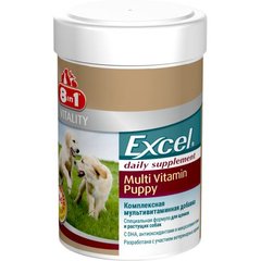 8in1 Excel Multi Vitamin Puppy - Ексель Мультивітаміни для цуценят 100 таб