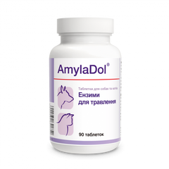 Dolfos (Долфос) AmylaDol - АмілаДол ферменти при порушенні травлення для собак та котів 90 табл
