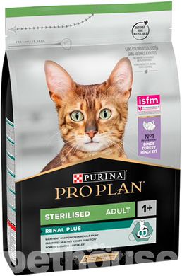 Purina Pro Plan Sterilised 1,5кг корм для стерилизованных котов с лососем