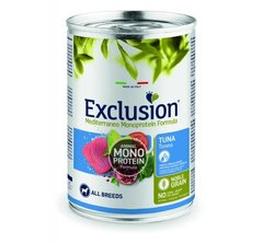 Exclusion Adult Tuna консервы для взрослых собак всех пород с тунцом 400 г