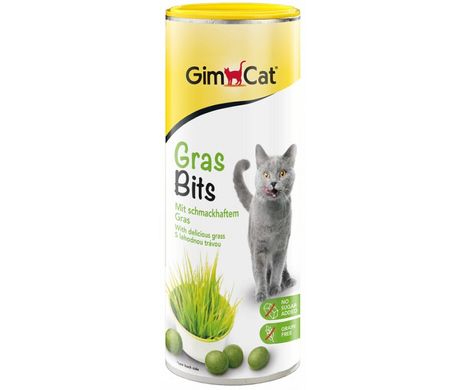 GimCat Gras Bits лакомство для кошек 425 г (трава)